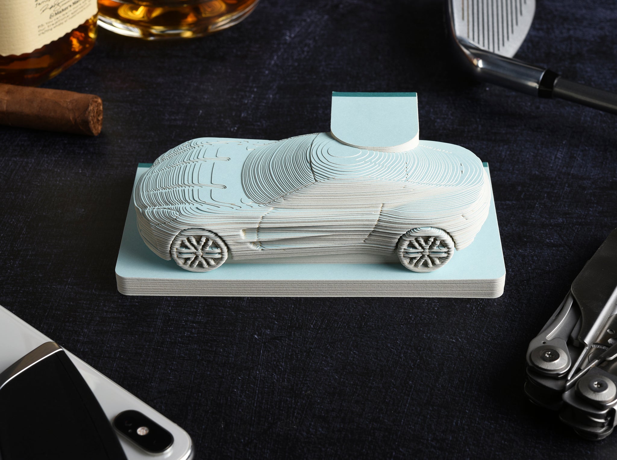 3D note cube "Sports car"