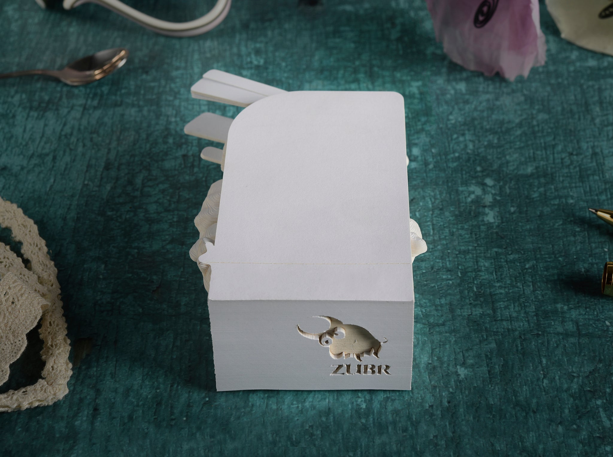 3D note cube "Flight" White