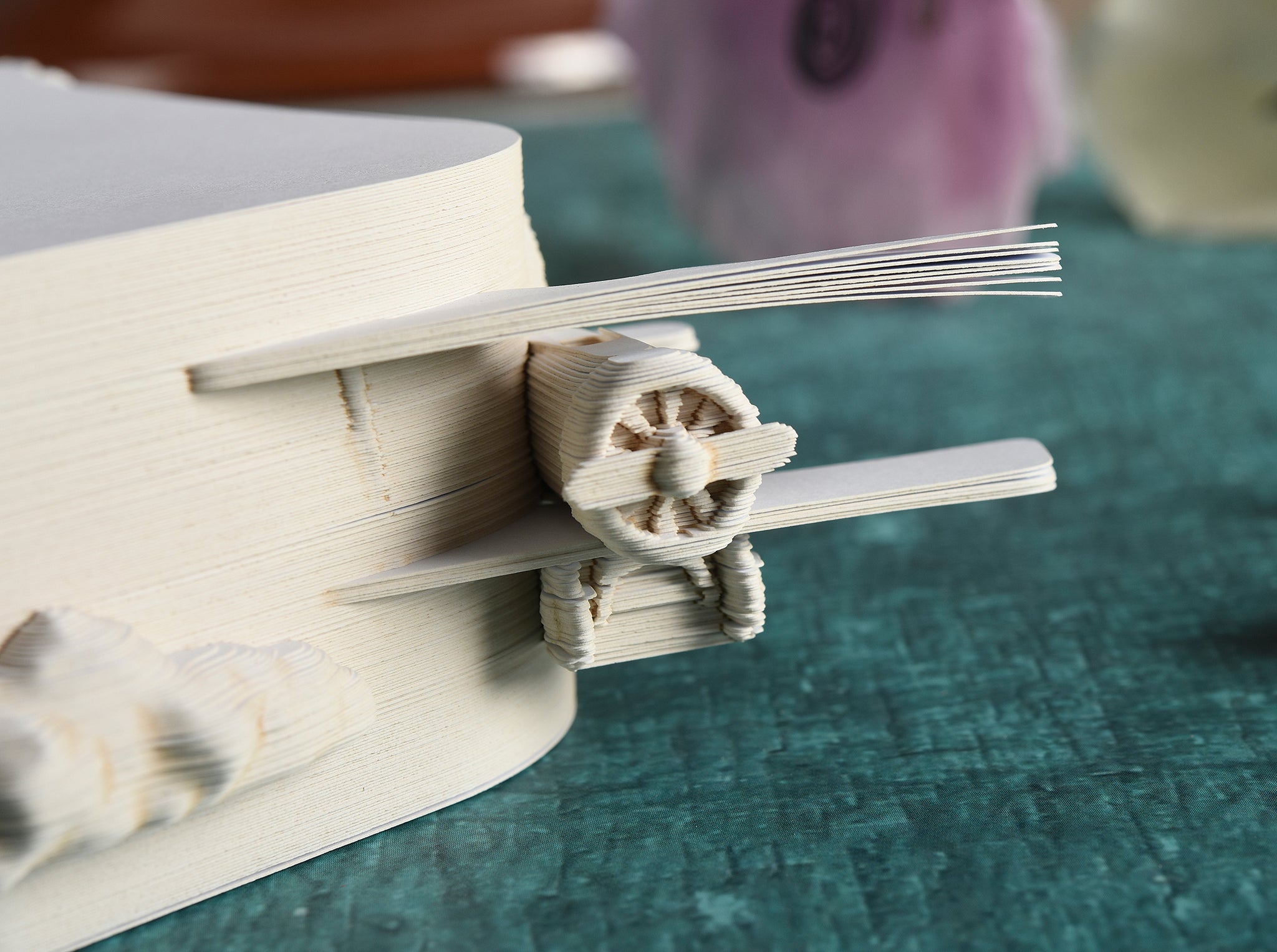 3D note cube "Flight" White