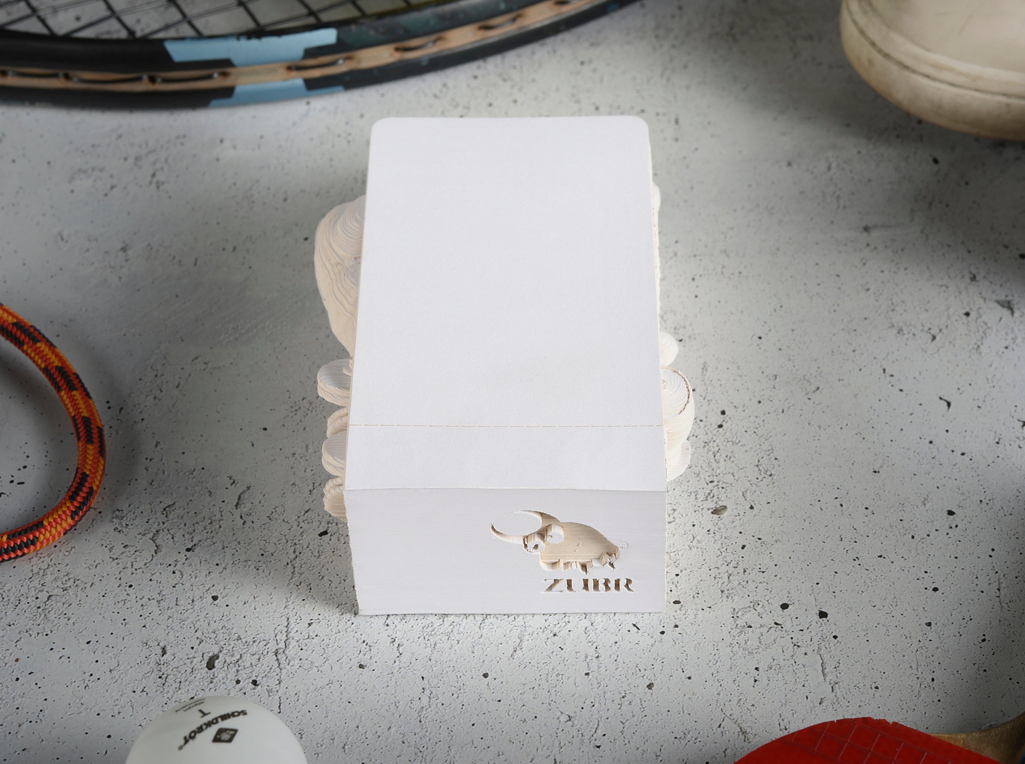 3D note cube "True champion" White