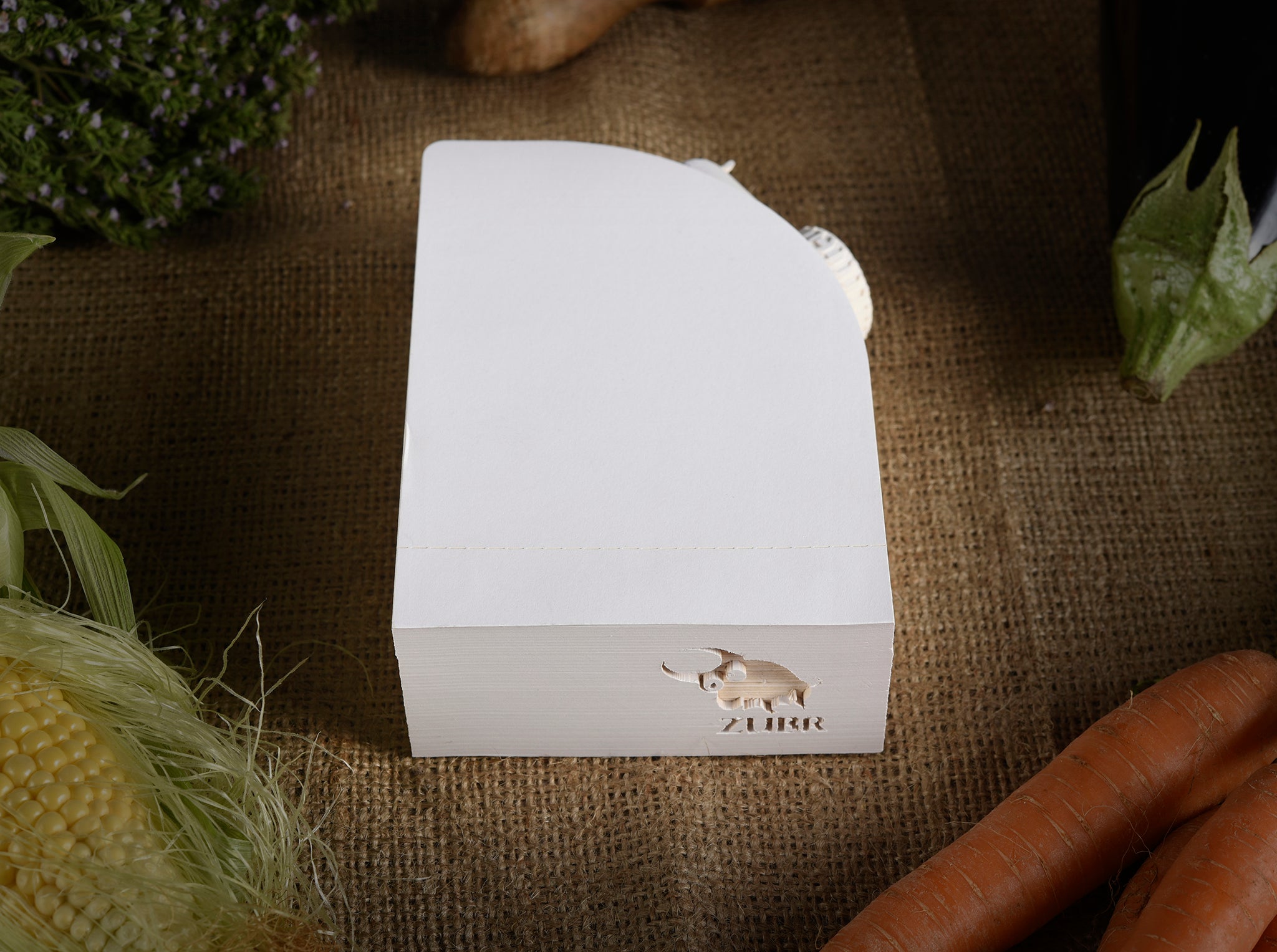 3D note cube "Back to the village" White