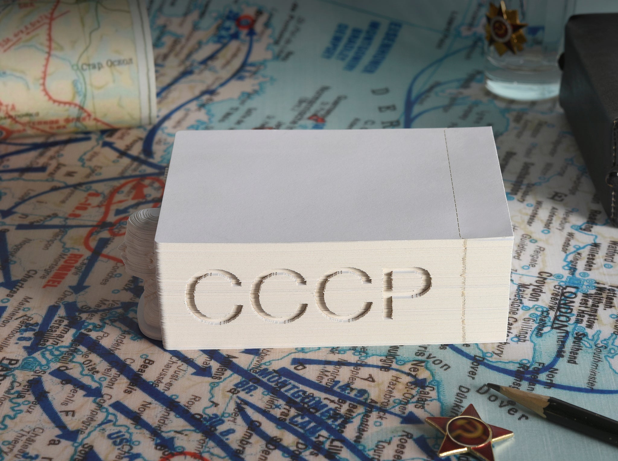 3D note cube "Stalin" White
