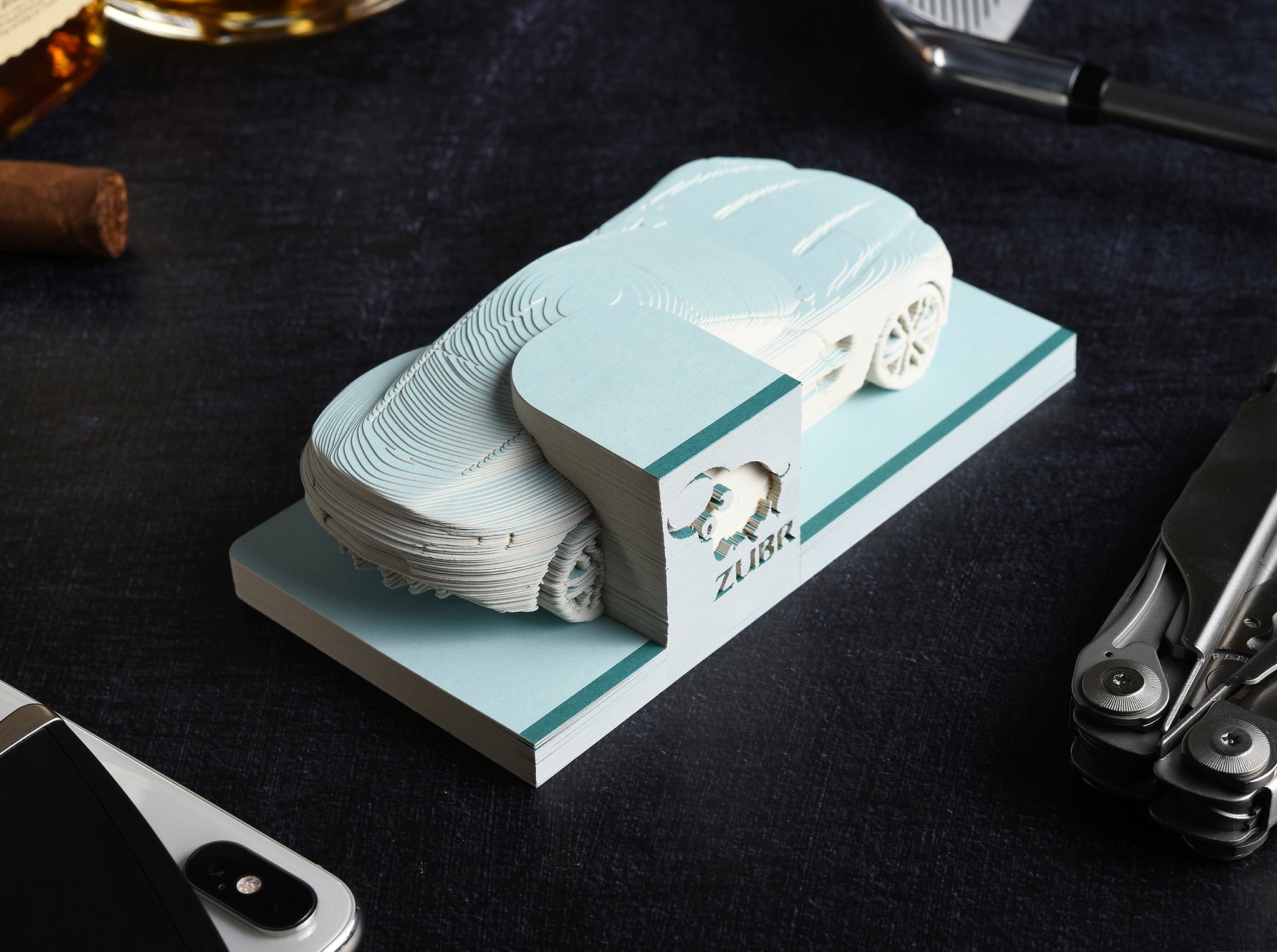 3D note cube "Sports car"
